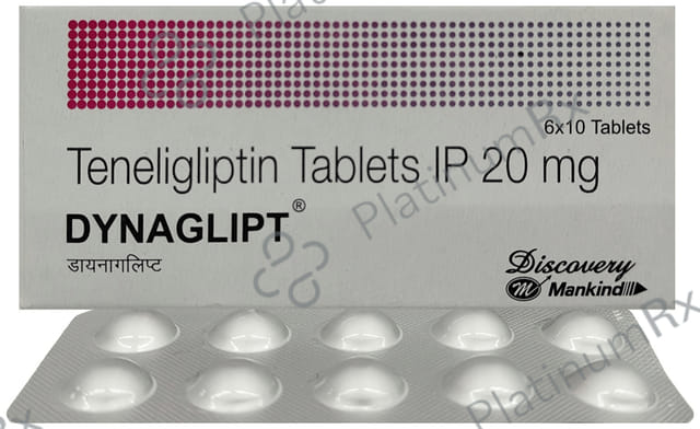 Dynaglipt 20mg Tablet 10s