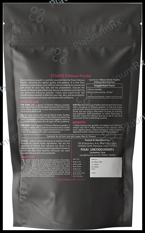 Stamio Hibiscus Powder 750 gm