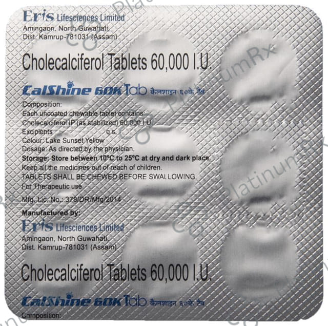 Calshine 60000IU Tablet 7s