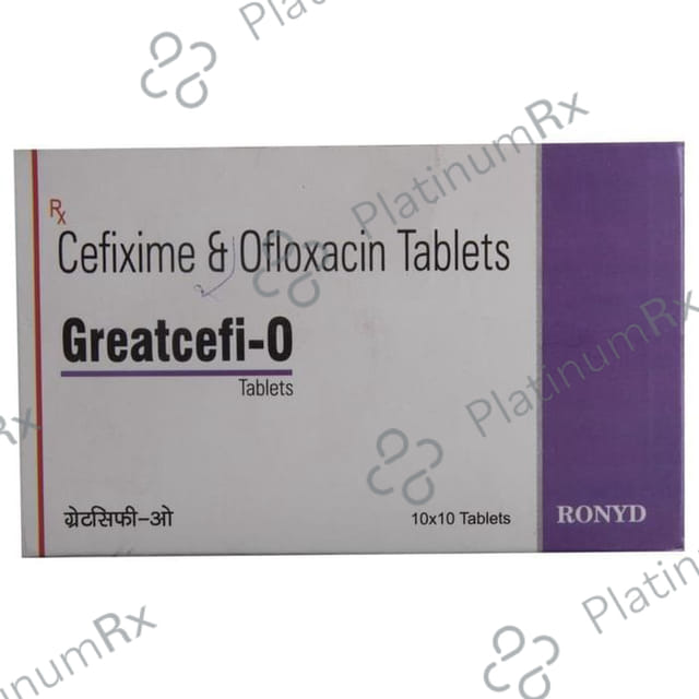 Greatcefi O 200/200mg Tablet 10s