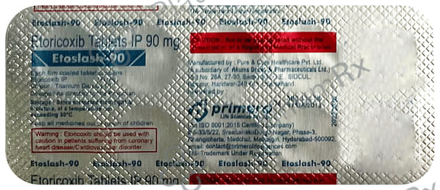 Etoslash 90mg Tablet 10s
