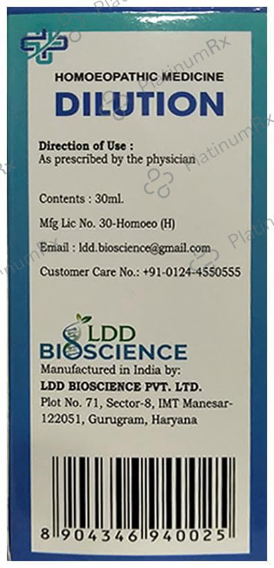 LDD Bioscience Camphora Dilution 1M