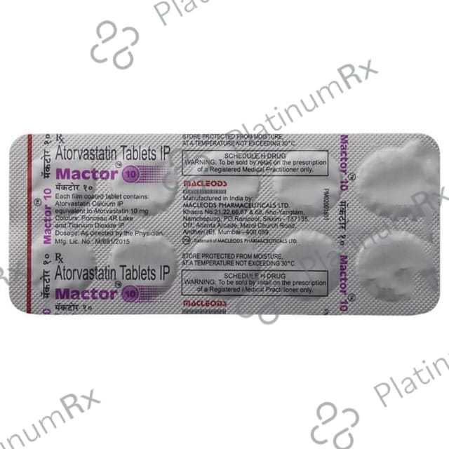 Mactor 10mg Tablet 10s