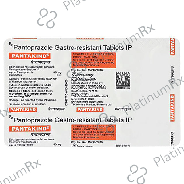 Pantakind 40mg Tablet 15s