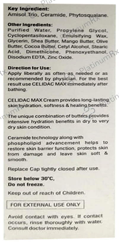 Celidac Max Cream 100gm