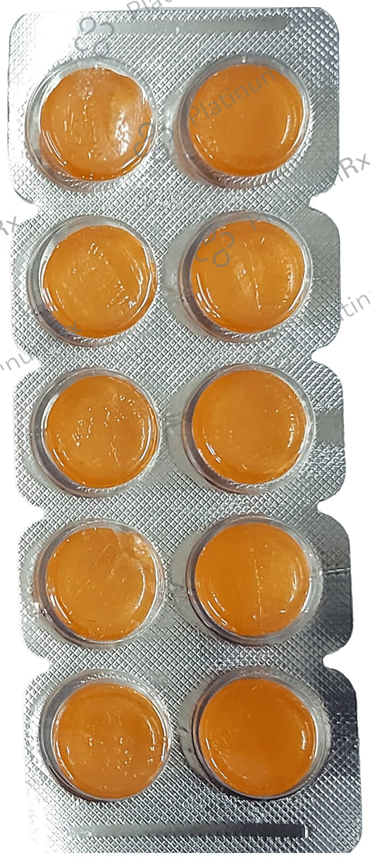 Alkof Orange Cough Lozenges 10s