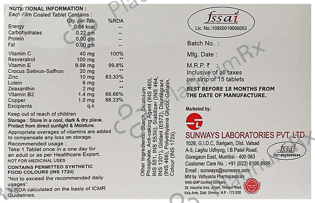 Reffron Tablet 15s
