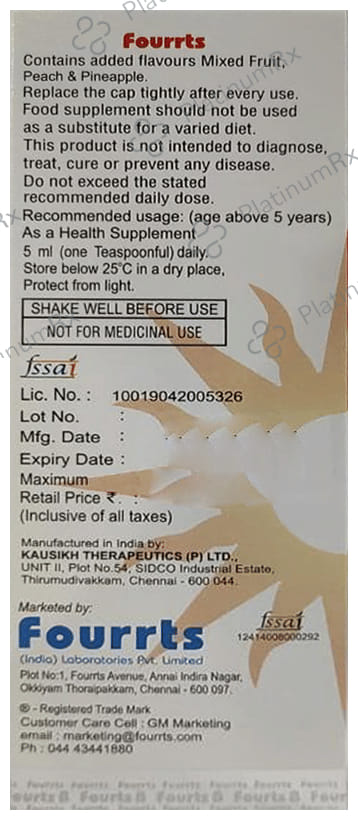 Fourts B Syrup 200ml