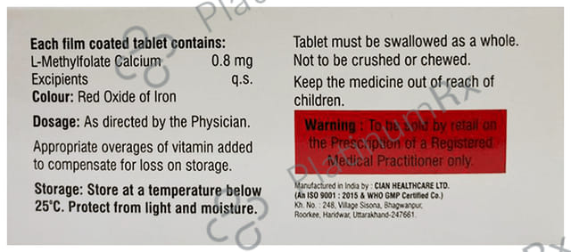 Renergy B9 800mcg Tablet 10s