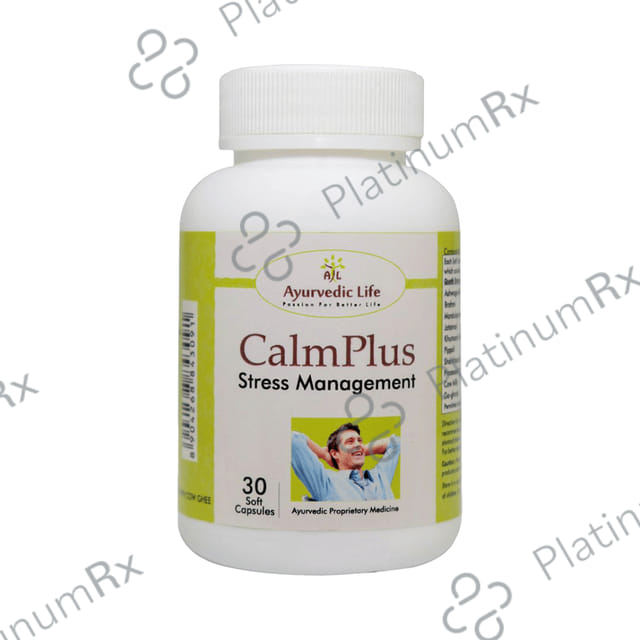 Ayurvedic Life Calm Plus Stress Management Capsule 30 capsules