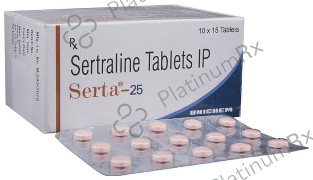 Serta 25mg Tablet 15s