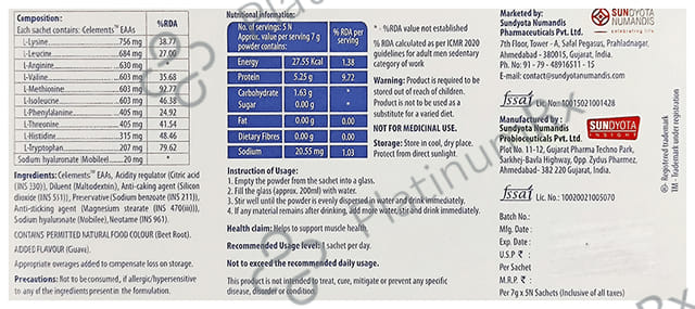 Post-TKR Sachet Sugar Free