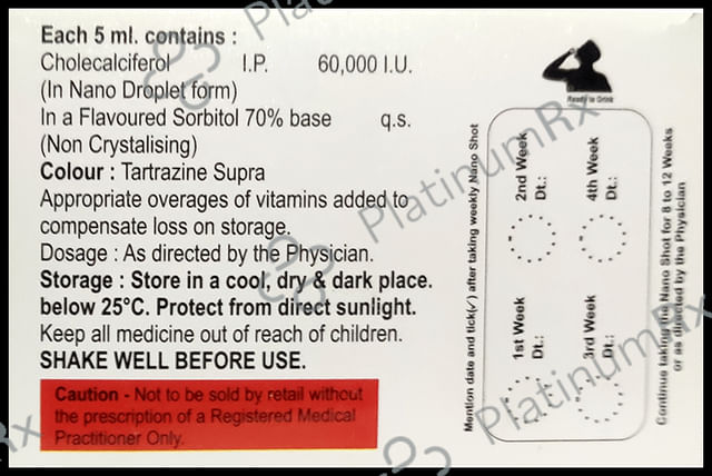 Rosa D3 Nano Shot (5ml Each) Butterscotch Sugar Free