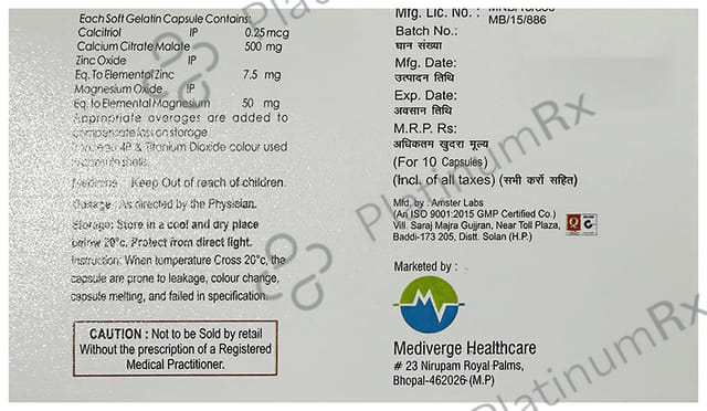 Vergical CT Softgel Capsule 10s