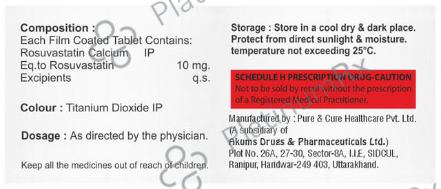 Rosuvil 10mg Tablet 10s