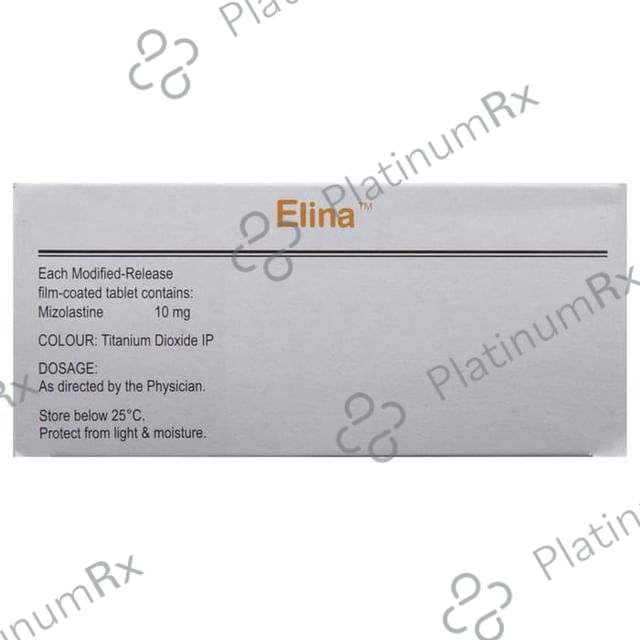 Elina 10mg Tablet MR 15s
