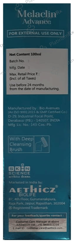 Melaclin Advance Face Wash