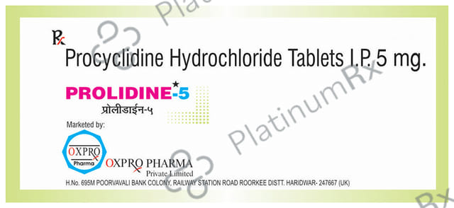 Prolidine 5mg Tablet 10s Oxpro Pharma Pvt. Ltd.