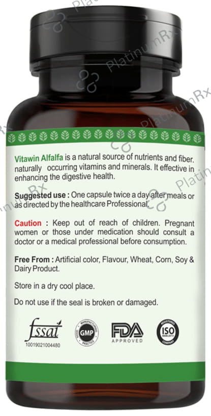Vitawin Alfalfa Vegetarian Capsule