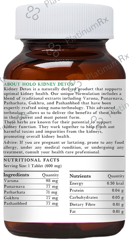 Zeroharm Sciences Holo Kidney Detox Tablet