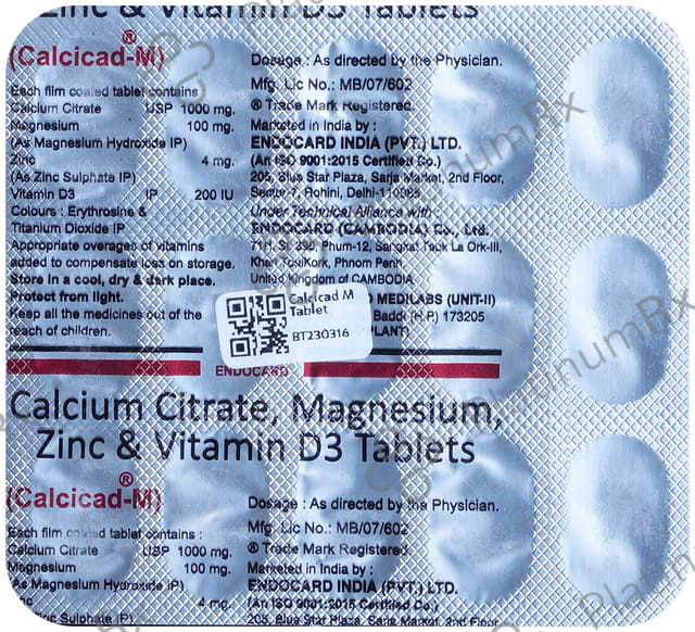 Calcicad M Tablet 15s