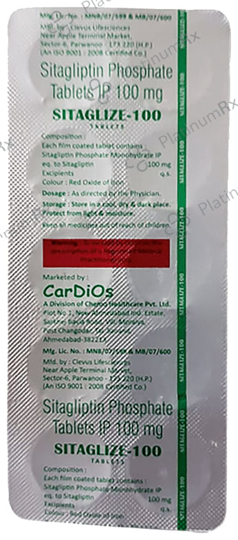 Sitaglize 100 Tablet