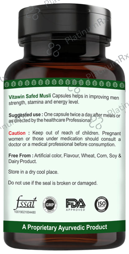 Vitawin Safed Musli Vegetarian Capsule