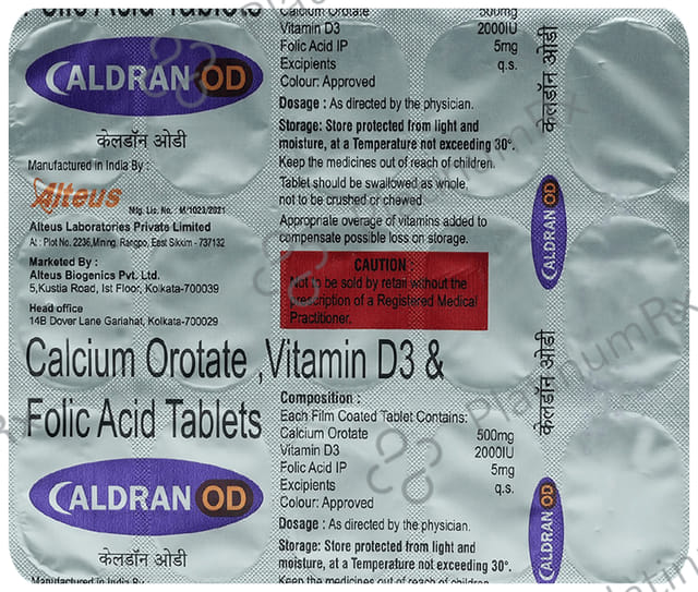 Caldran OD Tablet 15s