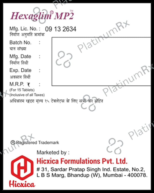 Hexaglim MP2 Tablet PR 15s