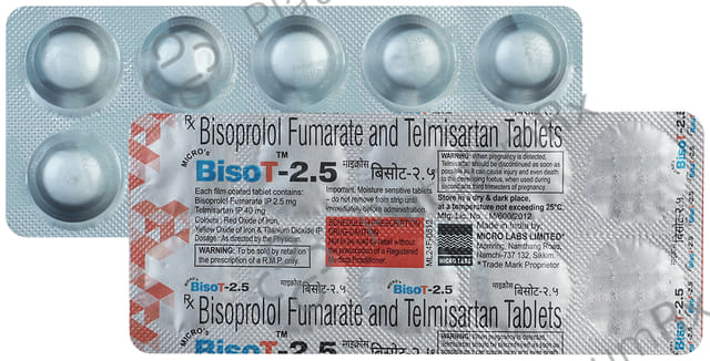 Bisot 2.5/40mg Tablet 10s
