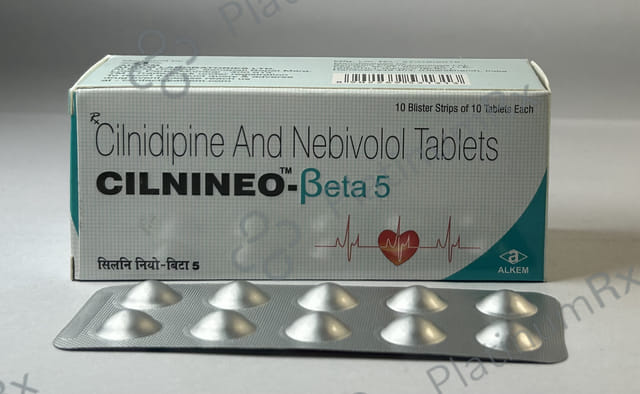 Cilnineo Beta 5/10mg Tablet 10s