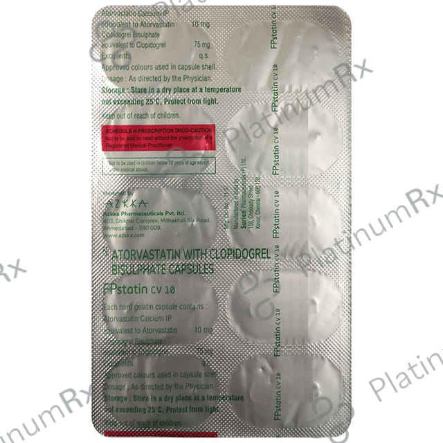 Fpstatin CV 10 Capsule 10 capsules