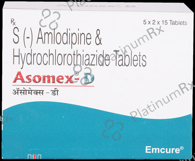 Asomex D 2.5/12.5mg Tablet 15s