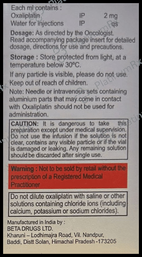 Jupiplatin 50 Injection