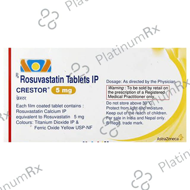 Crestor 5mg Tablet 30s