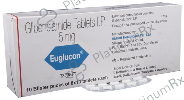 Euglucon 5mg Tablet 10s