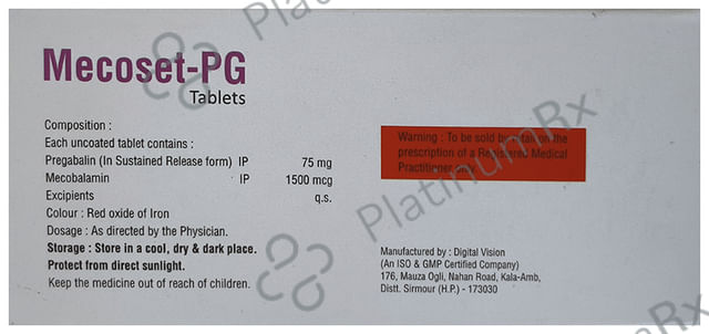 Mecoset-PG Tablet SR