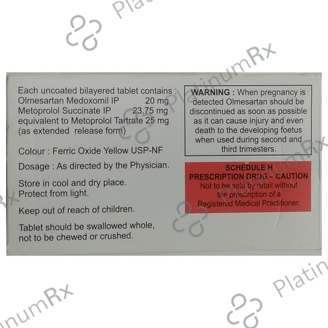 Olmesar M 25/20mg Tablet ER 15s