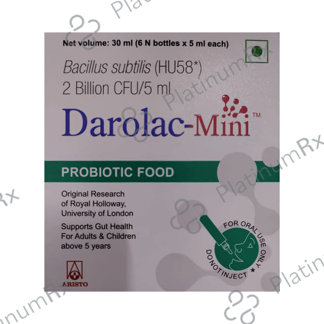 Darolac Mini Probiotic Food Liquid 6X5ml