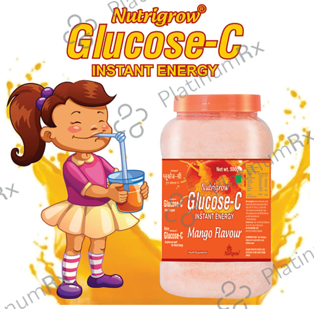 Nutrigrow Care Glucose-C(500gm Each) Mango 1 Jar