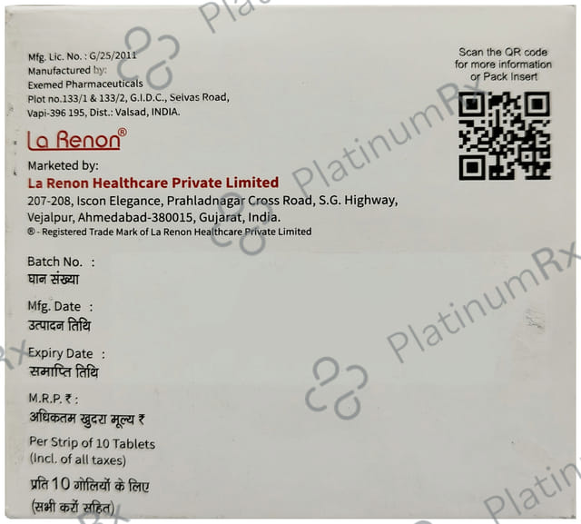 Dapahenz SM 10/500/100mg Tablet ER 10s