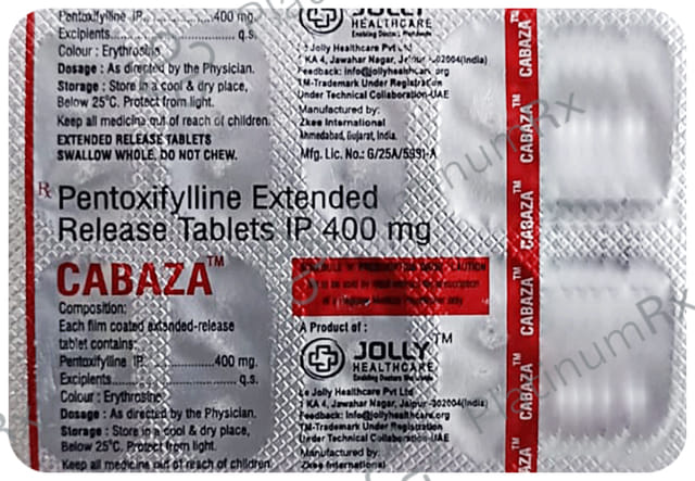 Cabaza 400mg Tablet 10s
