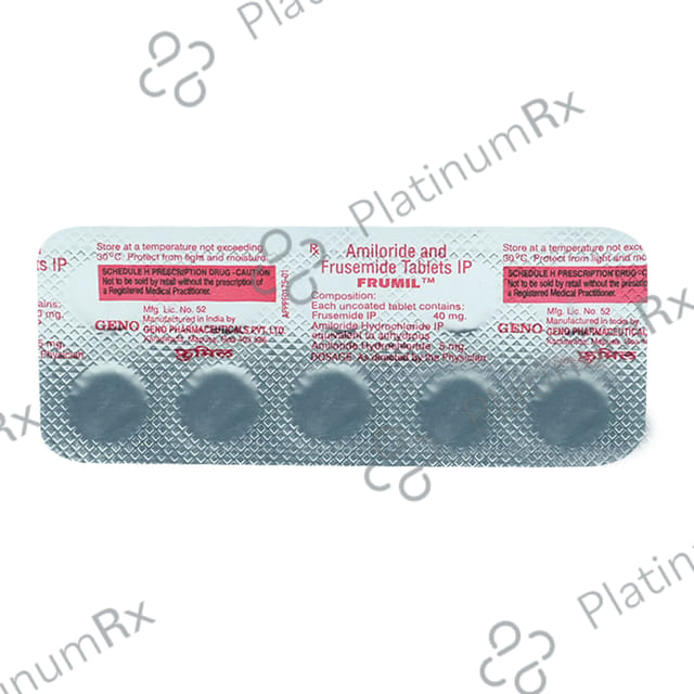 Frumil 5/40mg Tablet 10s