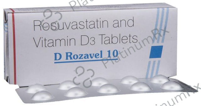 D Rozavel 10mg/1000IU Tablet 10s