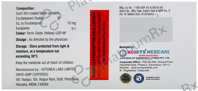 Ecitolix 10 Tablet