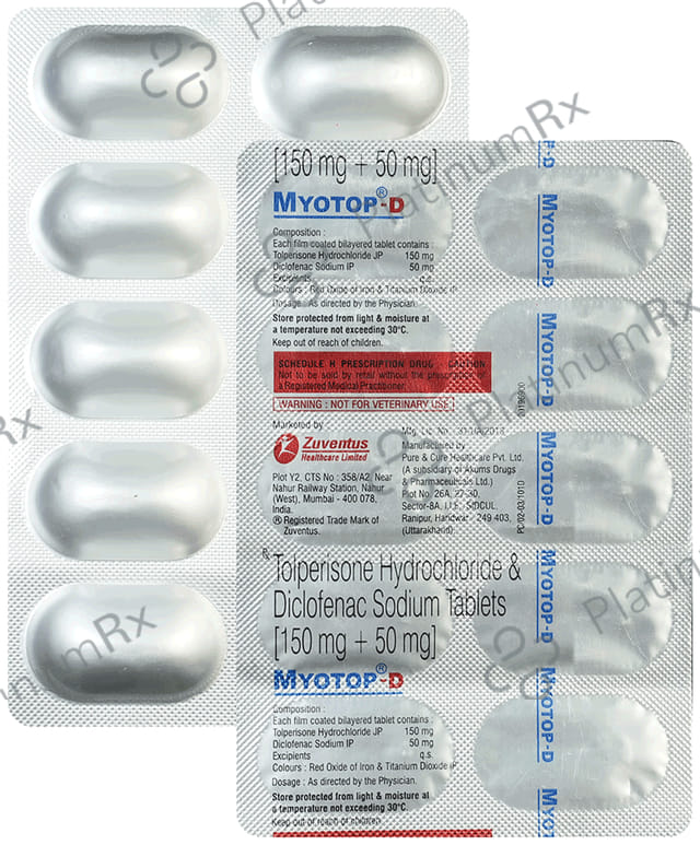Myotop D 150/50mg Tablet 10s