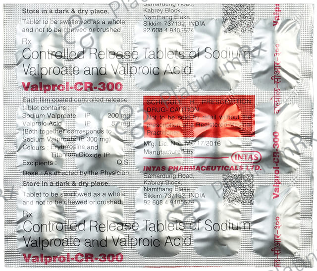 Valprol CR 200/87mg Tablet CR 15s
