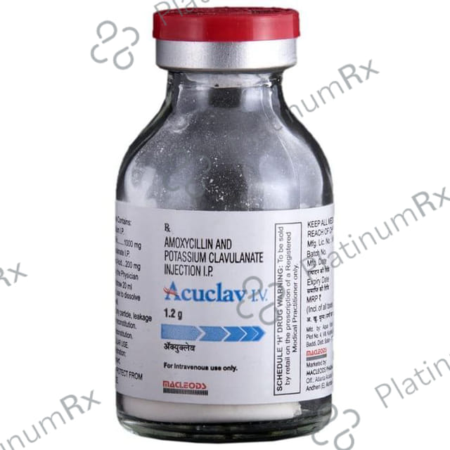Acuclav IV 1000/200mg Injection 1s