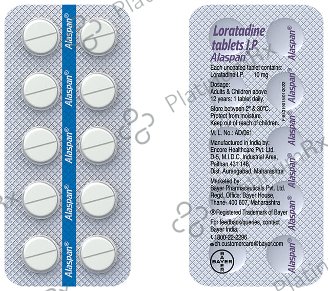 Alaspan 10mg Tablet 10s