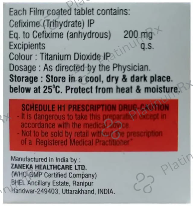 Advixime 200mg Tablet 10s
